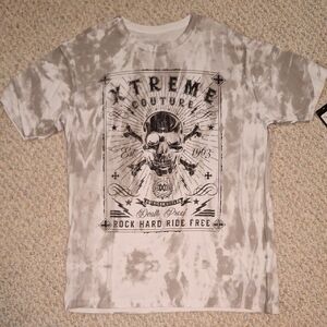Xtreme Couture Gray Short Sleeve Tee